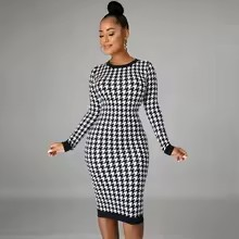 robe manches longues élégant pour femmes